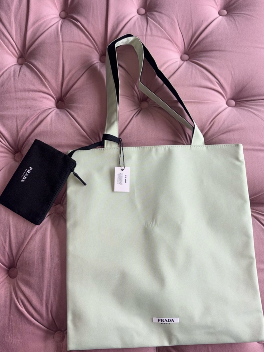 PRADA Tote with Mini Pouch Bag - Picture 3 of 7